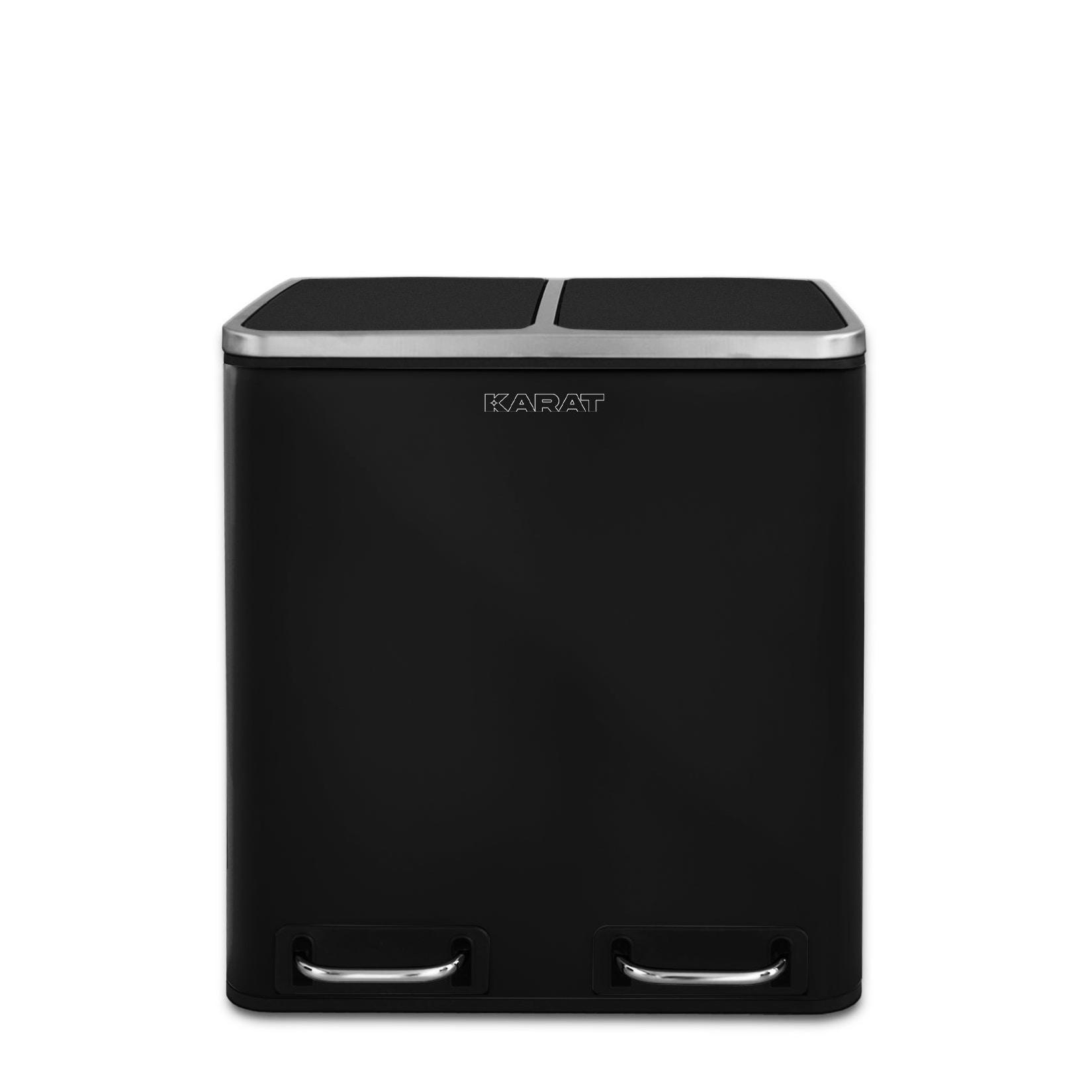 karat homeliving Mülleimer Felix 54L Schwarz