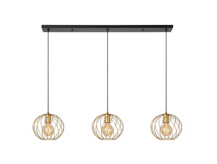 LUCIDE DANZA - Pendelleuchten - 3xE27 - Mattes Gold/Messing