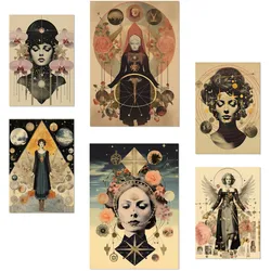 POSTER Set Mit 6 Surreale Feminine Im Mystischen Esoterischen A3 & A4 Rahmenlos