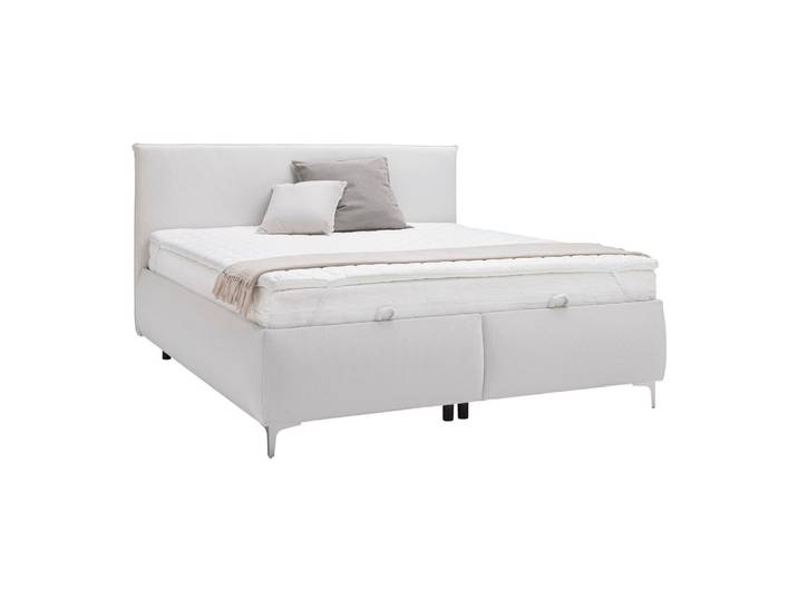 Polsterbett 160/200 cm Weiss