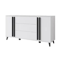Sideboard  Helsinki , weiß , Maße (cm): B: 150 H: 77,8