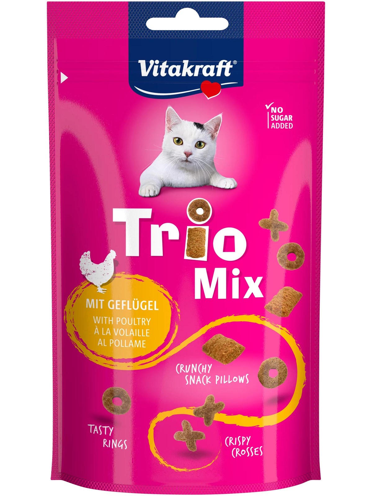 Vitakraft Trio Mix mit Geflügel 60g