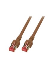 EFB Elektronik EFB-Elektronik Patch-Kabel RJ-45 M bis M 5 m SFTP CAT 6 geschirmt halogenfrei braun (K5517.5)