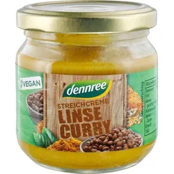 dennree Streichcreme Linse Curry bio
