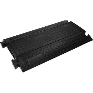 Defender Kabelbrücke 3 85002BLK, 3 Kanal, 105cm x 60cm, überfahrbar, schwarz Kunststoff