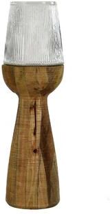 BIDK Home Arbre Natural Hurricane/Vase Mango Wood