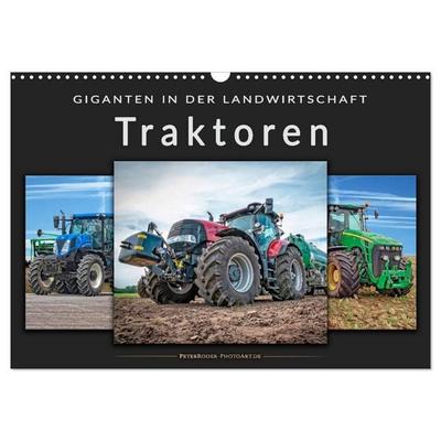 Traktoren - Giganten in der Landwirtschaft (Wandkalender 2026 DIN A3 quer), CALVENDO Monatskalender