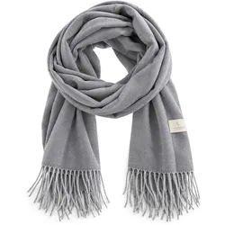 Cashmera Damen Winterschal - grey