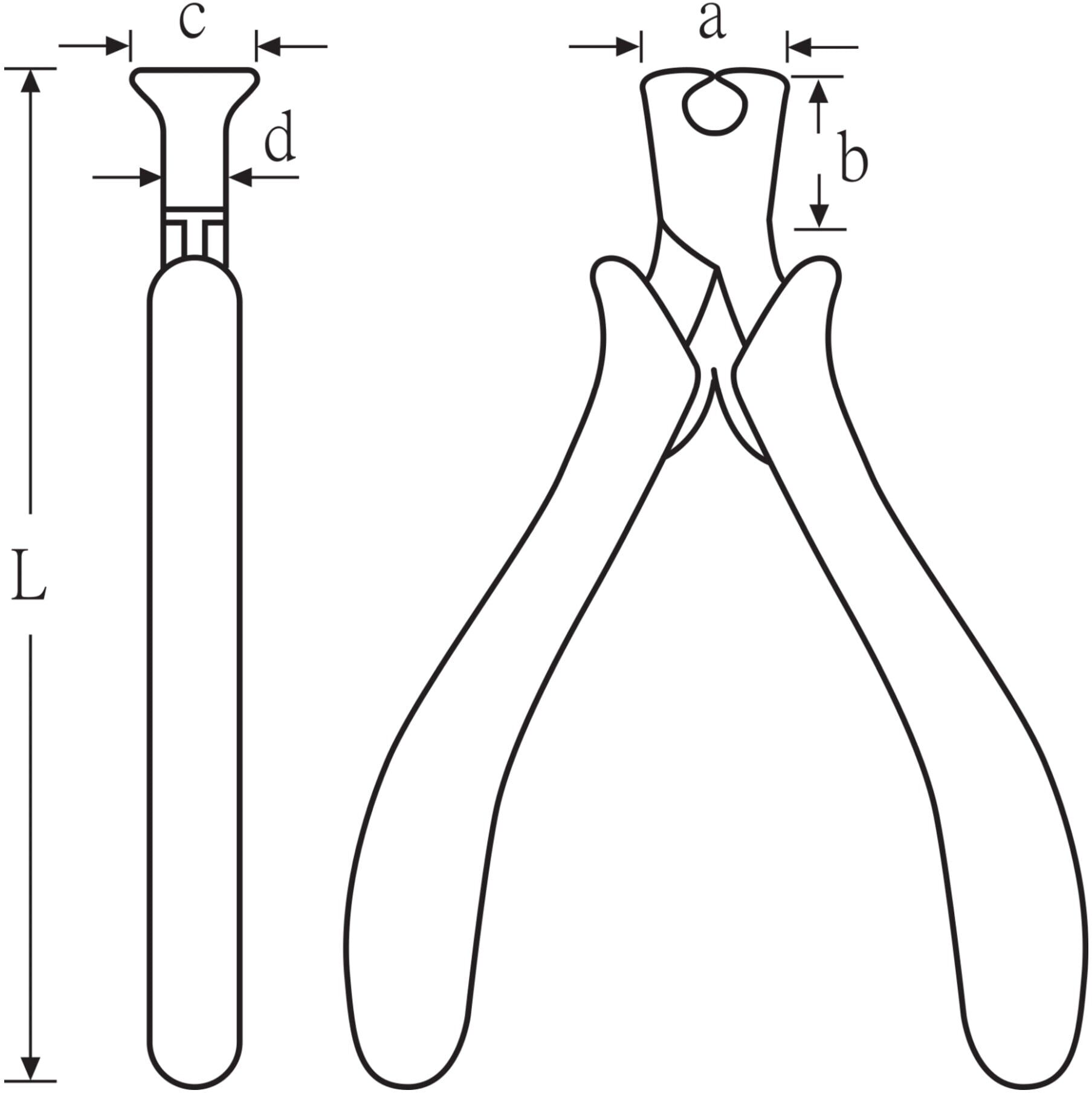 Stahlwille Elektronik-Vornschneider L.120mm Kopf poliert (67096000)