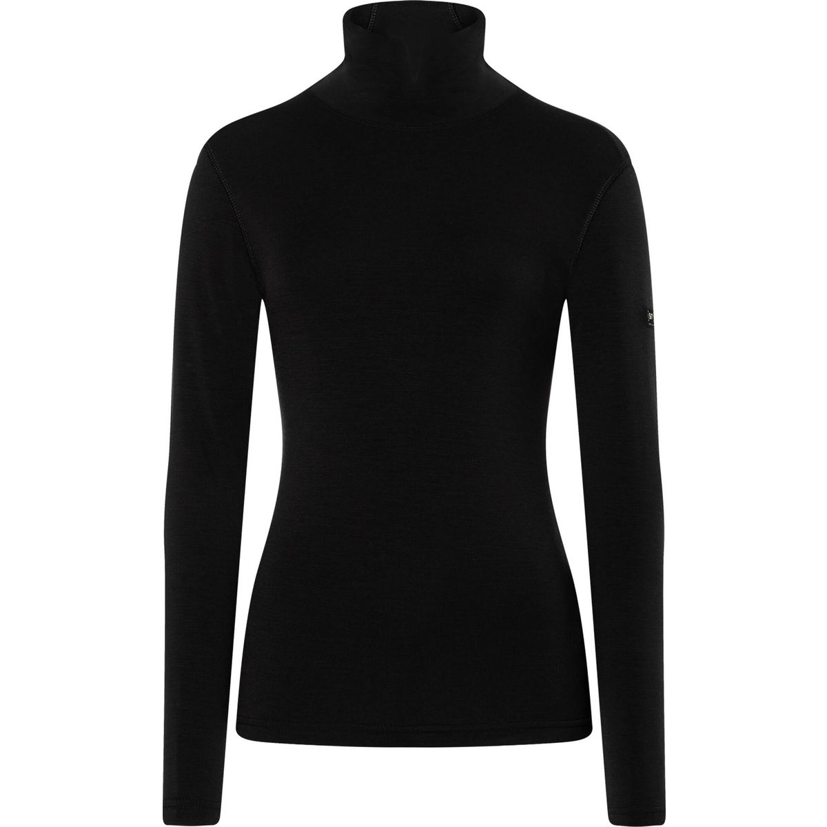 Super.Natural W Split Brush Turtleneck jet black (872) L SNW027450872L