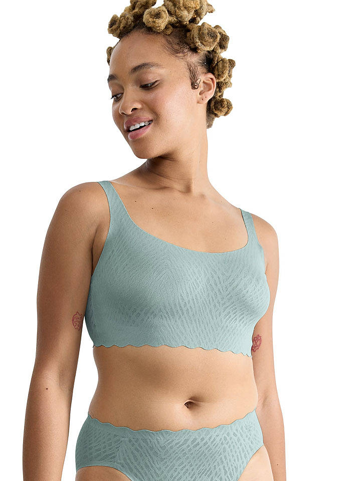 Sloggi Bustier ''Zero Feel'' in Hellblau - S