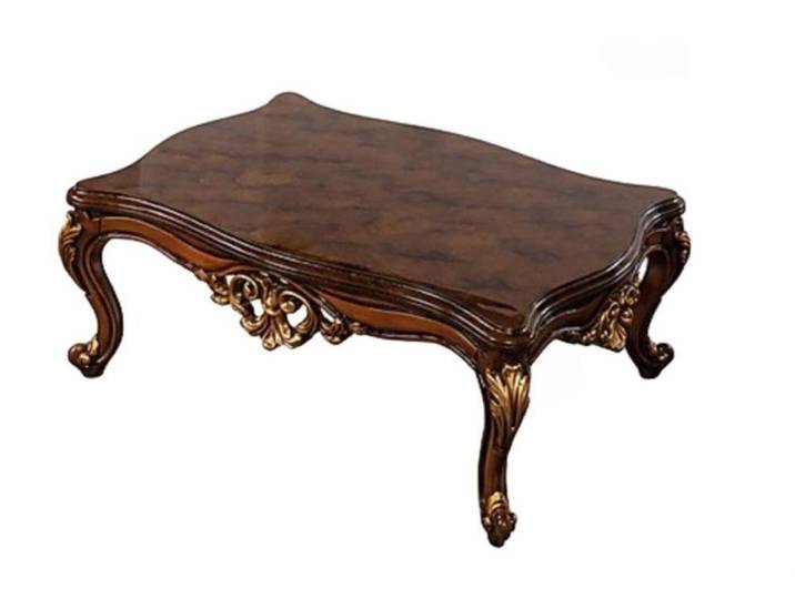 Xlmoebel Couchtisch Brauner Holz-Beistelltisch mit elegantem Design für Wohnräume (Couchtisch), Hergestellt in Europa