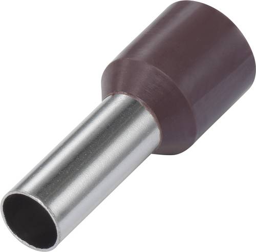 Vogt Verbindungstechnik 469706 Aderendhülse 0.14mm² Teilisoliert Braun 100St.