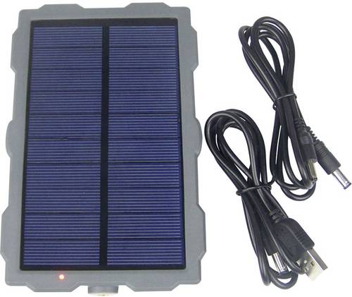 Berger & Schröter Wildcam 31884 Solar-Ladegerät Ladestrom Solarzelle 300mA 1500 mAh