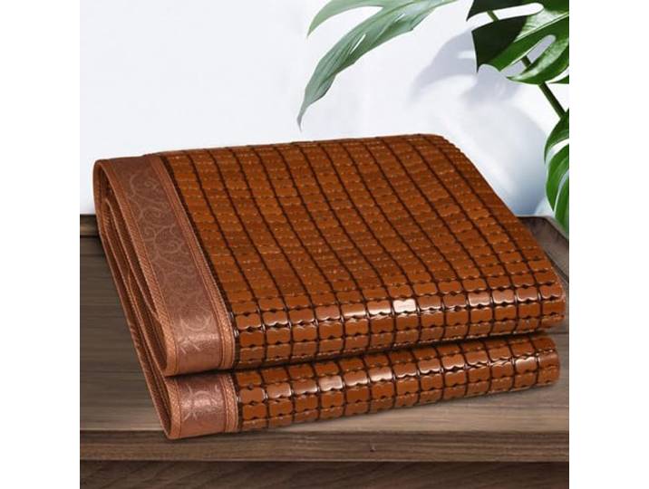 FUYAO Sommer-Bambus-Bettmatte, Matratzenauflage, doppelseitiges Kühlbettlaken, Klimaanlagenmatte, Sommerbettwäsche, Schlafunterlage für Zuhause, Schule, Wohnheim