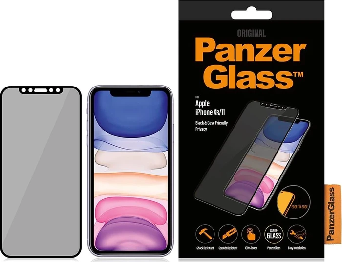 PanzerGlass Edge-to-Edge Privacy für Apple iPhone XR / 11 Black