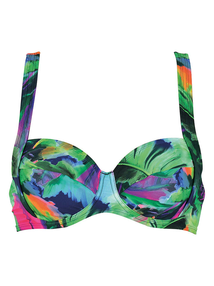 Naturana Bikini-Oberteil in Bunt - 36E-Cup