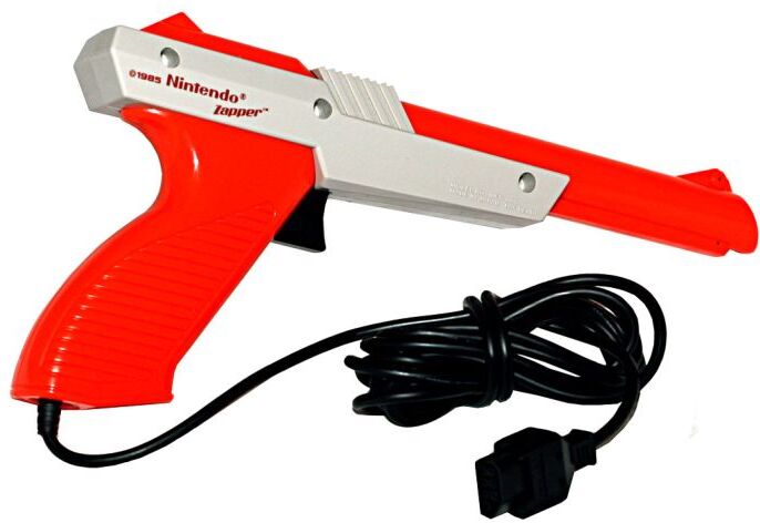 Nintendo NES Zapper-Oranje (NES) Gebruikt