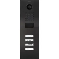 DoorBird D2104V IP Video Türsprechanlage – Titan-Optik (PVD)