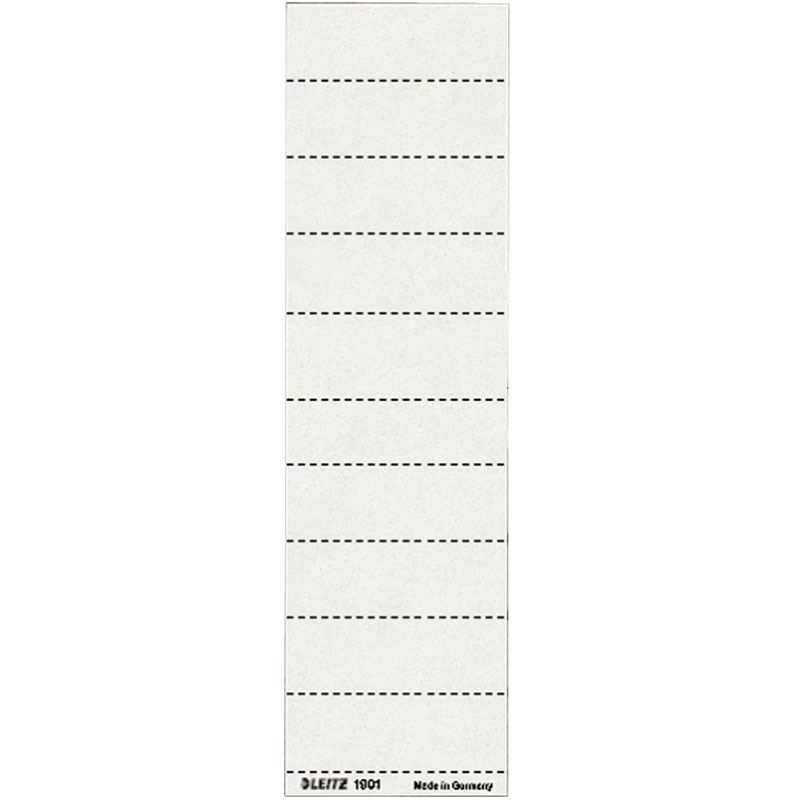 LEITZ 100 Beschriftungsschilder für Hängeregister 1901 weiß