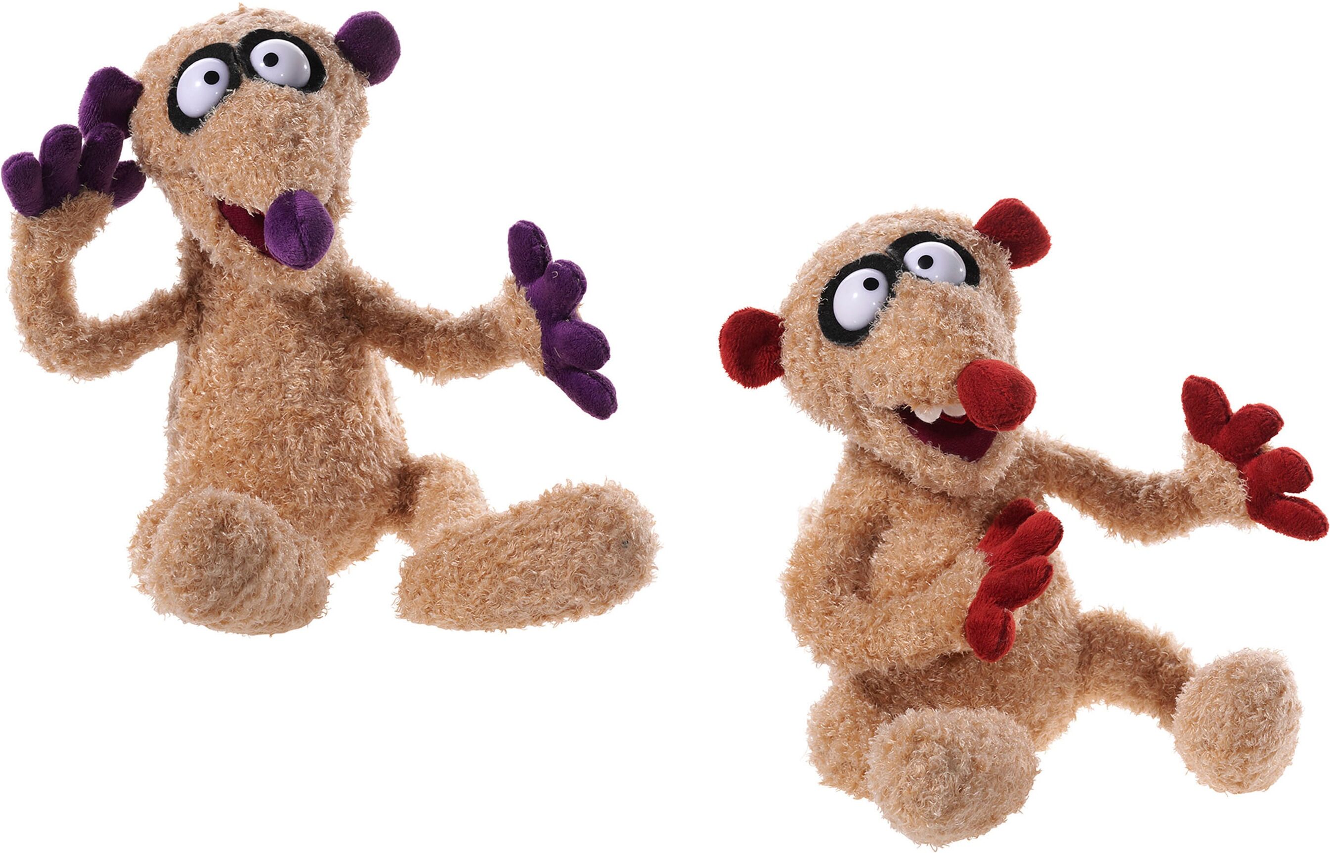 Handpuppe HEUNEC "Jan & Henry, Handpuppen Set", braun (mittelbraun), Puppen, Kinder, Handpuppe