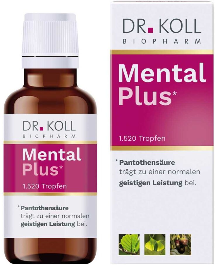 Dr. Koll Mental Plus Doktor koll Gemmo Komplex Pantothensäure