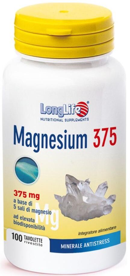 LONGLIFE Srl LongLife, Magnesium 375, 100 Tavolette
