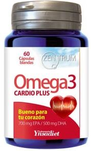 Ynsadiet Omega 3 Cardio Plus Zentrum 60 Caps