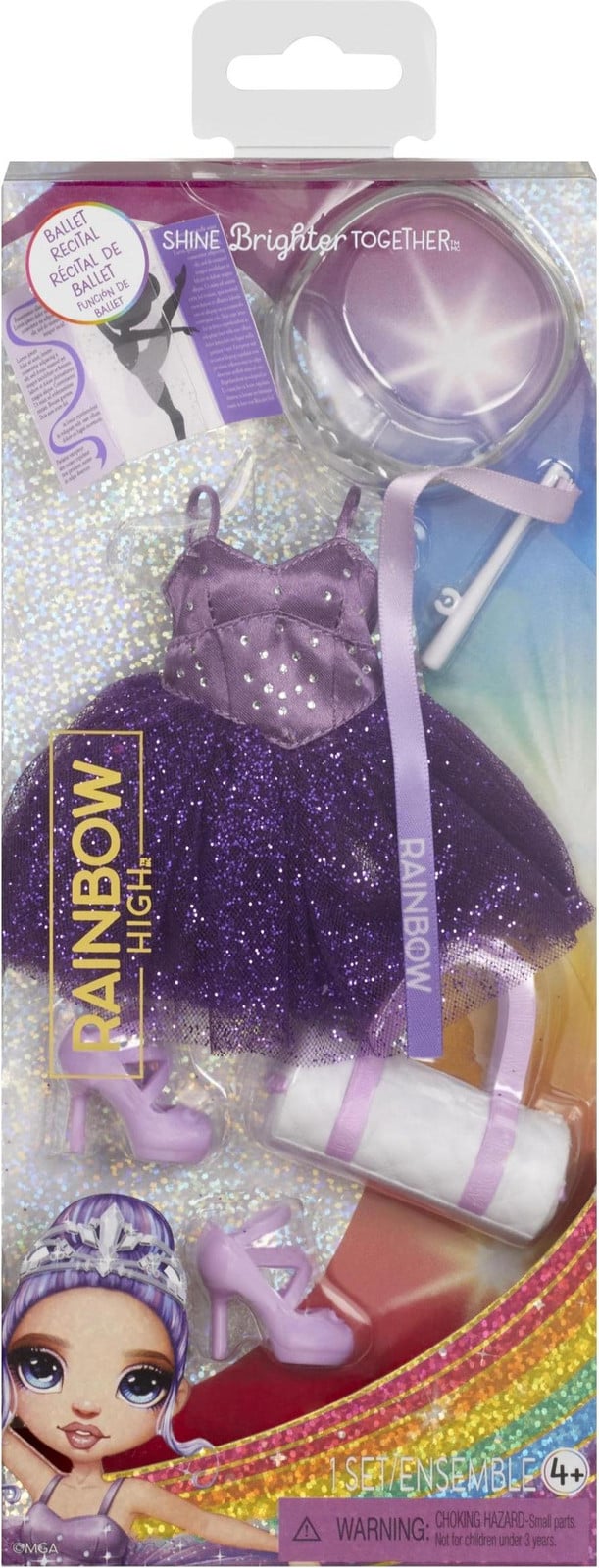 MGA Rainbow High Fashion Pack Balletvoorstelling kledingpakket voor poppen