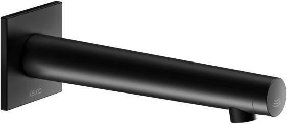 Keuco Ixmo Elektronik-Waschtischmischer 59517371102 schwarz matt, Unterputz, Netzbetrieb, Ausladung 225mm, eckige Rosette