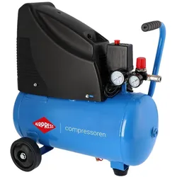 Airpress, Kompressor, 36741-K1 - Olievrije Compressor HLO 215-25 8 bar 1,5 pk 172 l/min 24 l (24 l, 8 Bar)