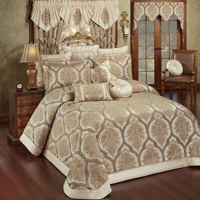 Touch of Class Barrington Grande Bedspread Champagne, King, Champagne