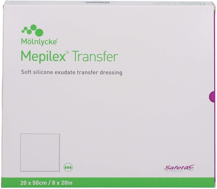 Mepilex Transfer Schaumverband 20x50 cm steril 4stk