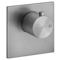 Gessi316 Fertigmontage-Set Unterputz-Thermostat ohne Absperrung, 54554708, Farbe: Kupfer gebürstet PVD