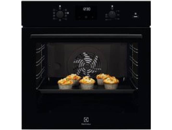 Four encastrable électrique noir - Electrolux - Fonction vapeur - Grill électrique - Nettoyage catalytique automatique