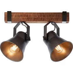 Brilliant  Plow  Spotbalken  2flg  schwarz  stahl