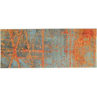 Fußmatte Gr. 1, orange (orange, grau), B:50cm H:7mm L:70cm, Kunstfaser, Polyamid, Teppiche, Fußmatte