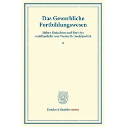 Das Gewerbliche Fortbildungswesen., Fachbücher