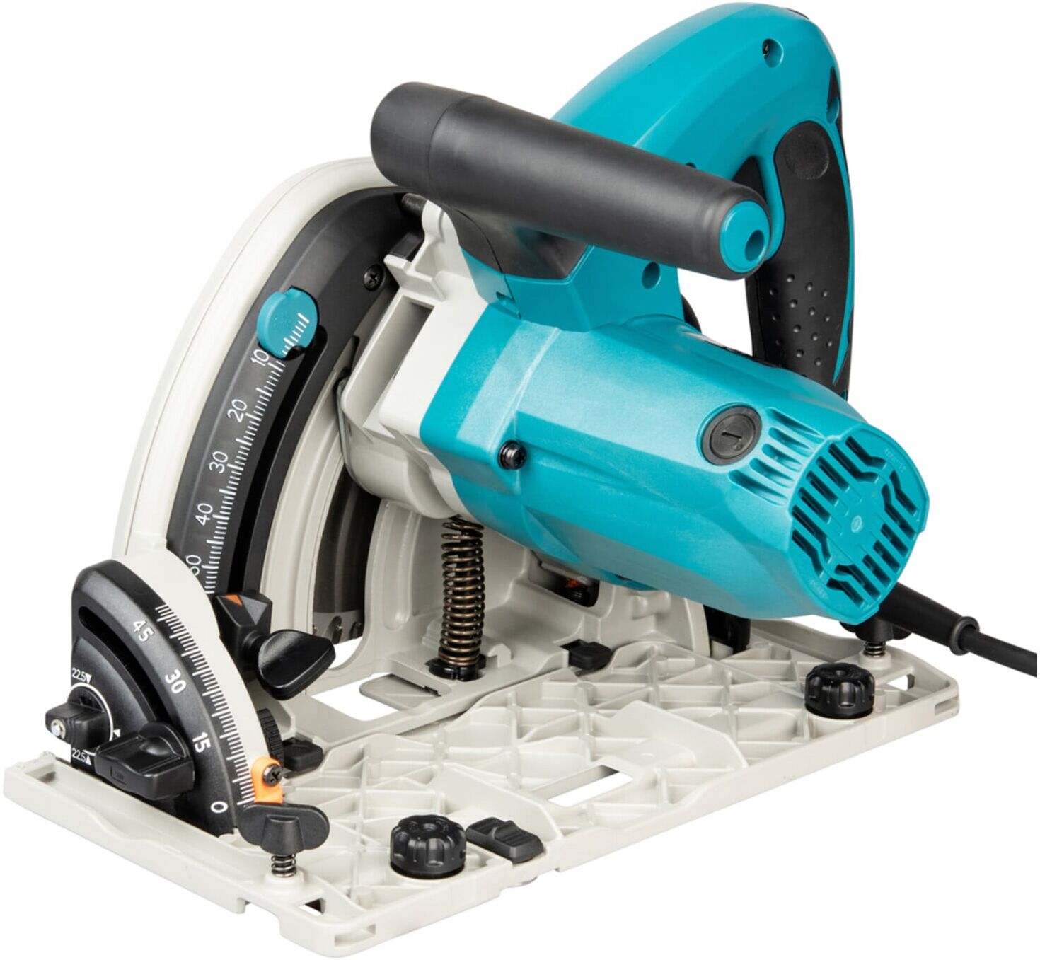 Makita SP6000J1 Tauchsäge   für Holzwerkstoffe und Kunststoffe  mit Schnitttiefe von bis zu 56 mm und Zubehör  mit Koffer und Führungsschiene )