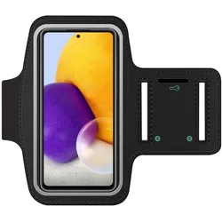 SmartFitness Samsung Galaxy A72 Handy Sport Armband, Smartphone Sportarmband, Schwarz