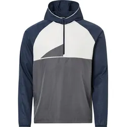 Abacus Wind-Hoodie Lanark Stretch, grau/navy