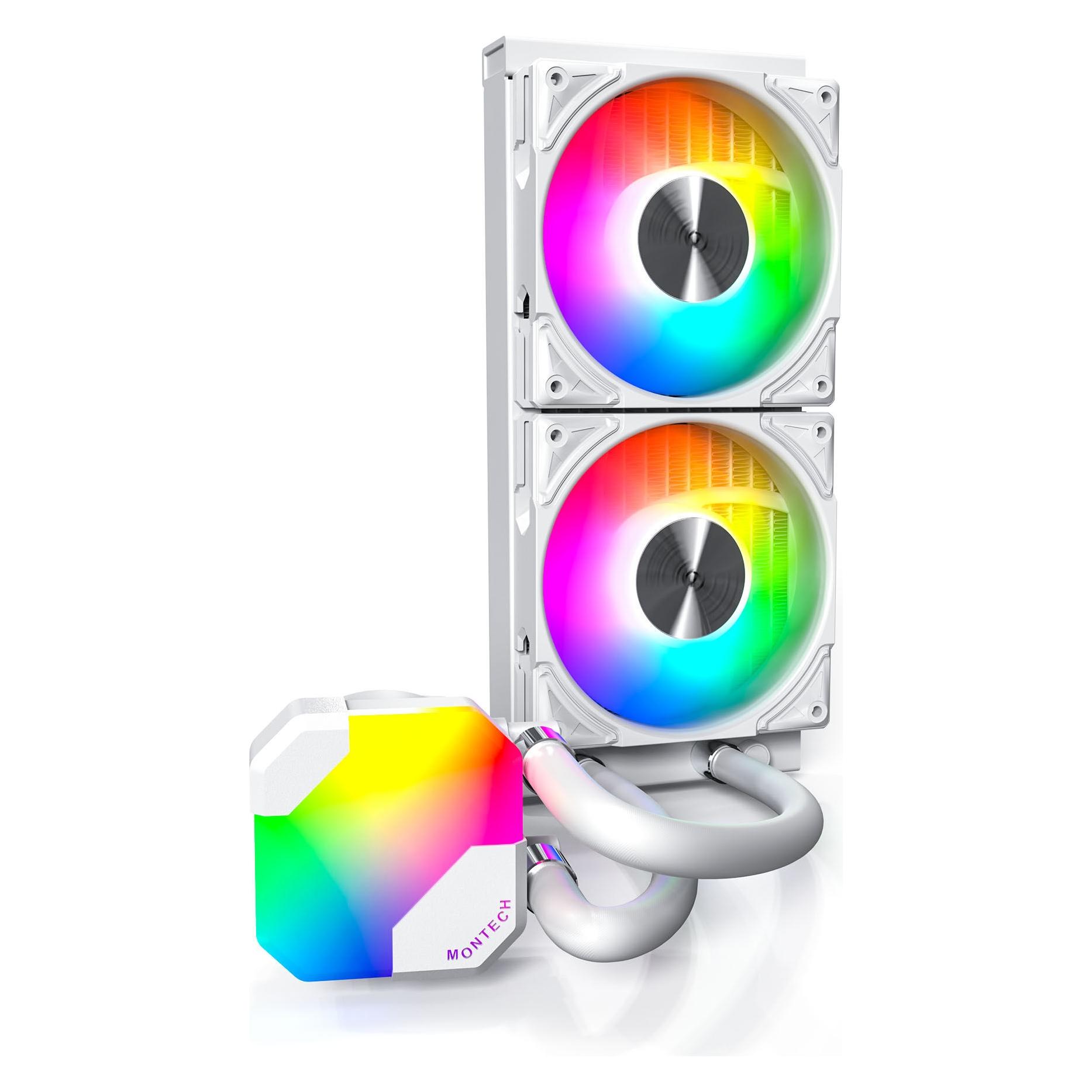 Montech Hyper Flow ARGB 240 AIO, White (HYPER FLOW ARGB 240 (W))