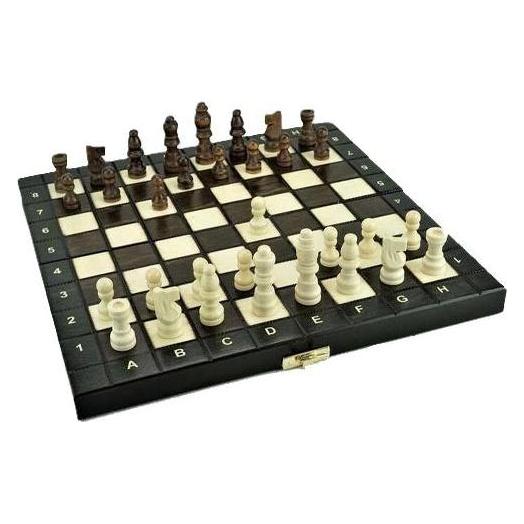Wooden chess game in a box (272922)