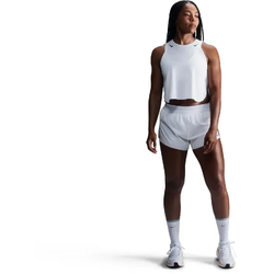 NIKE AeroSwift Dri-FIT ADV Crop Lauf Tanktop Damen 100 - white/black XXS