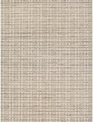 Exquisite Rugs Desi hand-knotted Wool Light Silver Area Rug