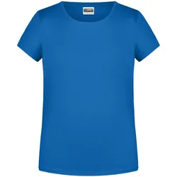 Mädchen Basic T-Shirt "8007G" - L - cobalt
