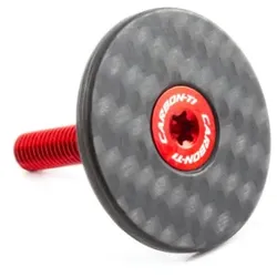 CARBON-TI Aheadkappe X-Cap Carbon matt OS | 1 1/4"