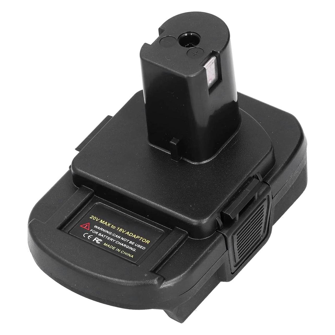LKD Akku-Adapter - Black&Decker/Stanley 20V für Ryobi 18V Lithium/Ni-MH Elektrowerkzeuge (18 V) (69479178)