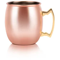Stalgast Moscow Mule Becher, Edelstahl, kupferfarben, 0,400 Liter