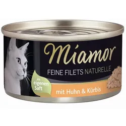 Miamor Naturelle Huhn & Kürbis | 24x 80g Nassfutter für Katzen